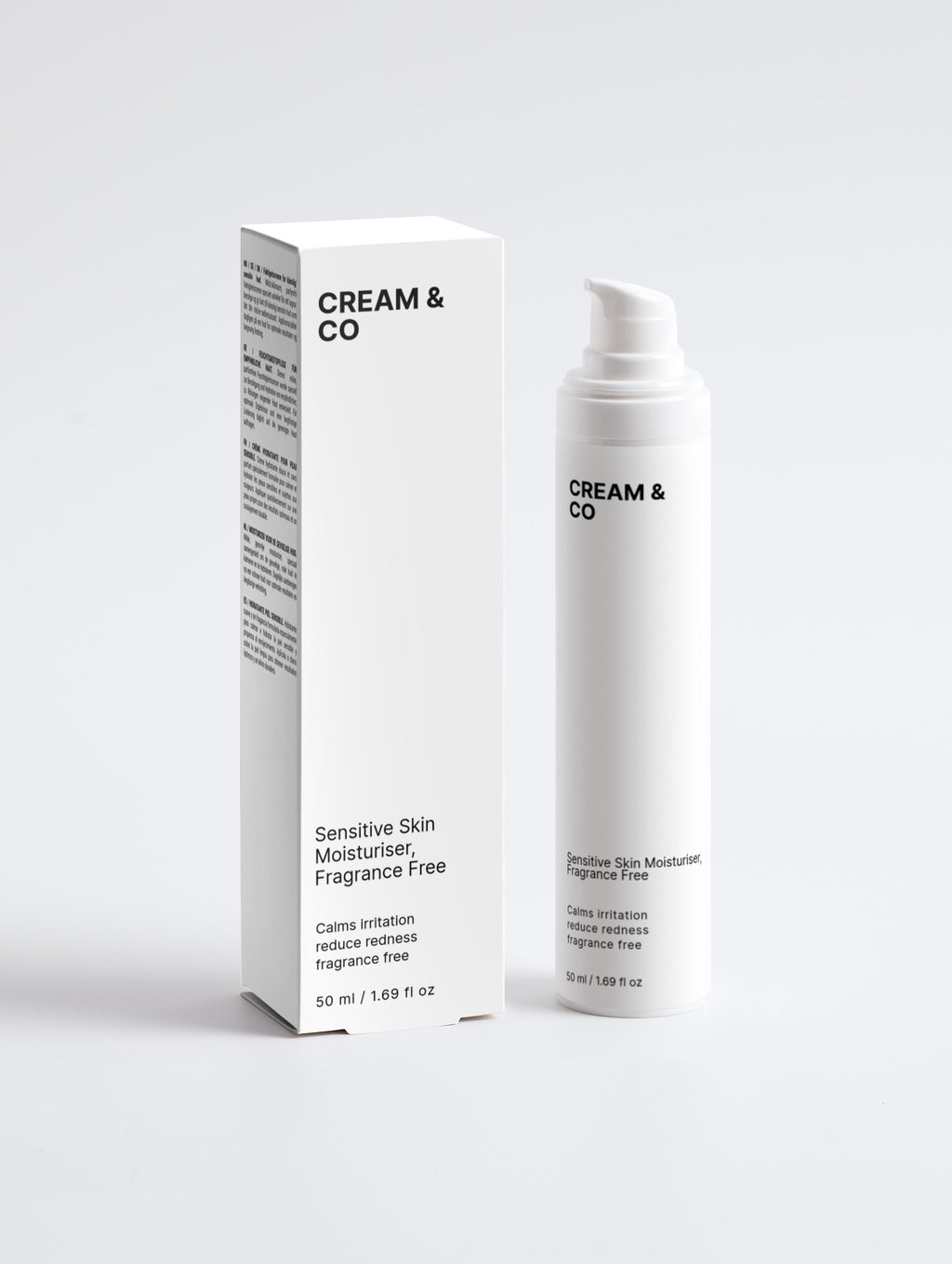 Sensitive Skin Moisturiser, Fragrance Free